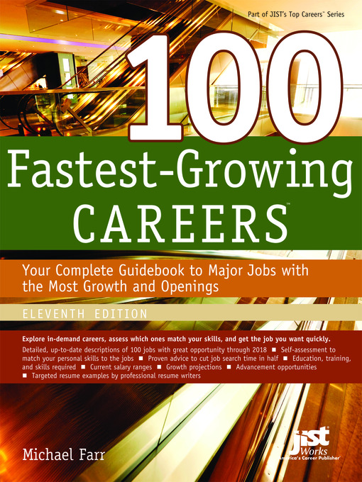 Title details for 100 Fastest Growing Careers, 11th Ed by Mike Farr - Wait list